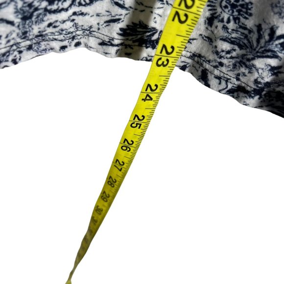 Sundance Liliane Blue White Floral Long Sleeve Crochet Lace Top Small - Picture 5 of 7